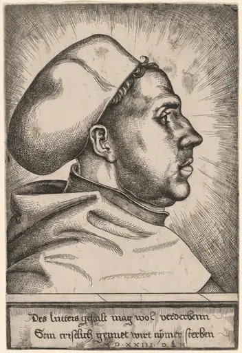 Martin Luther, by Daniel Hopfer