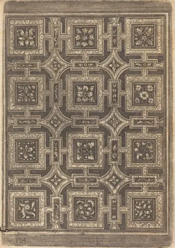 Ornamental Design for Coffered Ceiling, by Daniel Hopfer