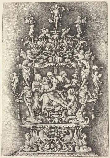 Reliquary with Pietà, by Daniel Hopfer