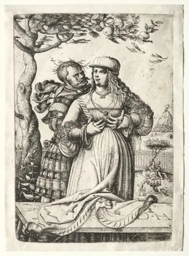 Soldier Embracing a Woman, by Daniel Hopfer