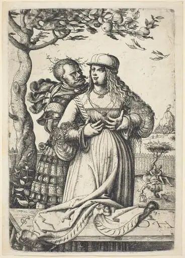 Soldier Embracing a Woman, by Daniel Hopfer