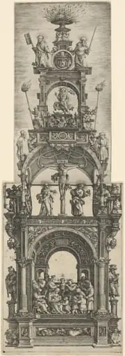Triumphal Altar with Stages in the Life of Christ, by Daniel Hopfer