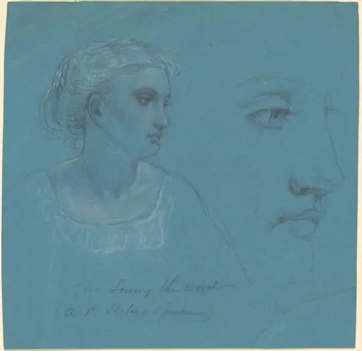 Studies for "Sowing the Word", by Daniel Huntington