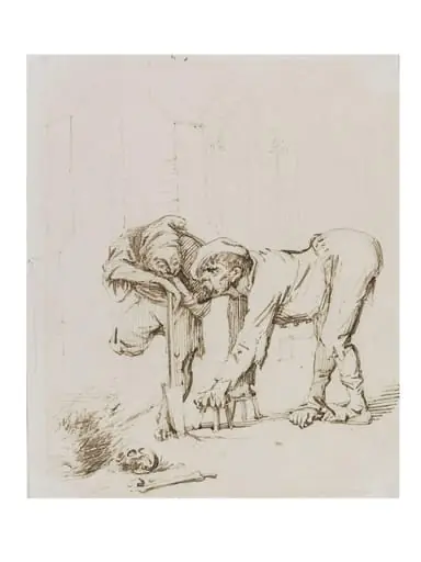 Gravediggers, by Daniel Maclise