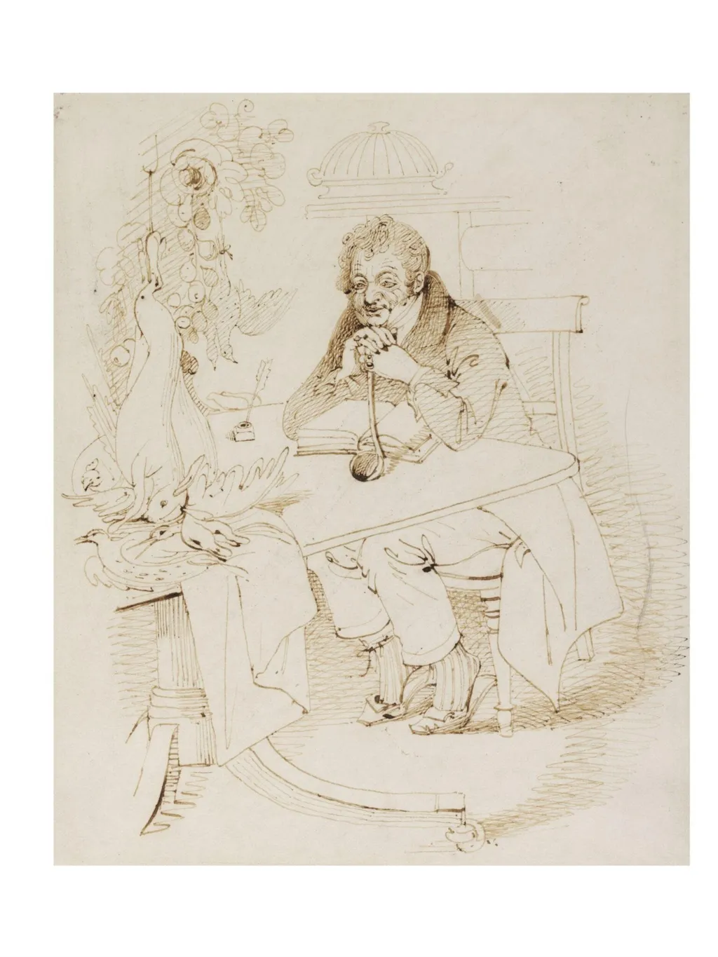 Louis Eustache Ude, the French Cook, by Daniel Maclise, 1840