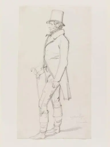 Mr. Apperley ("Nimrod"), by Daniel Maclise