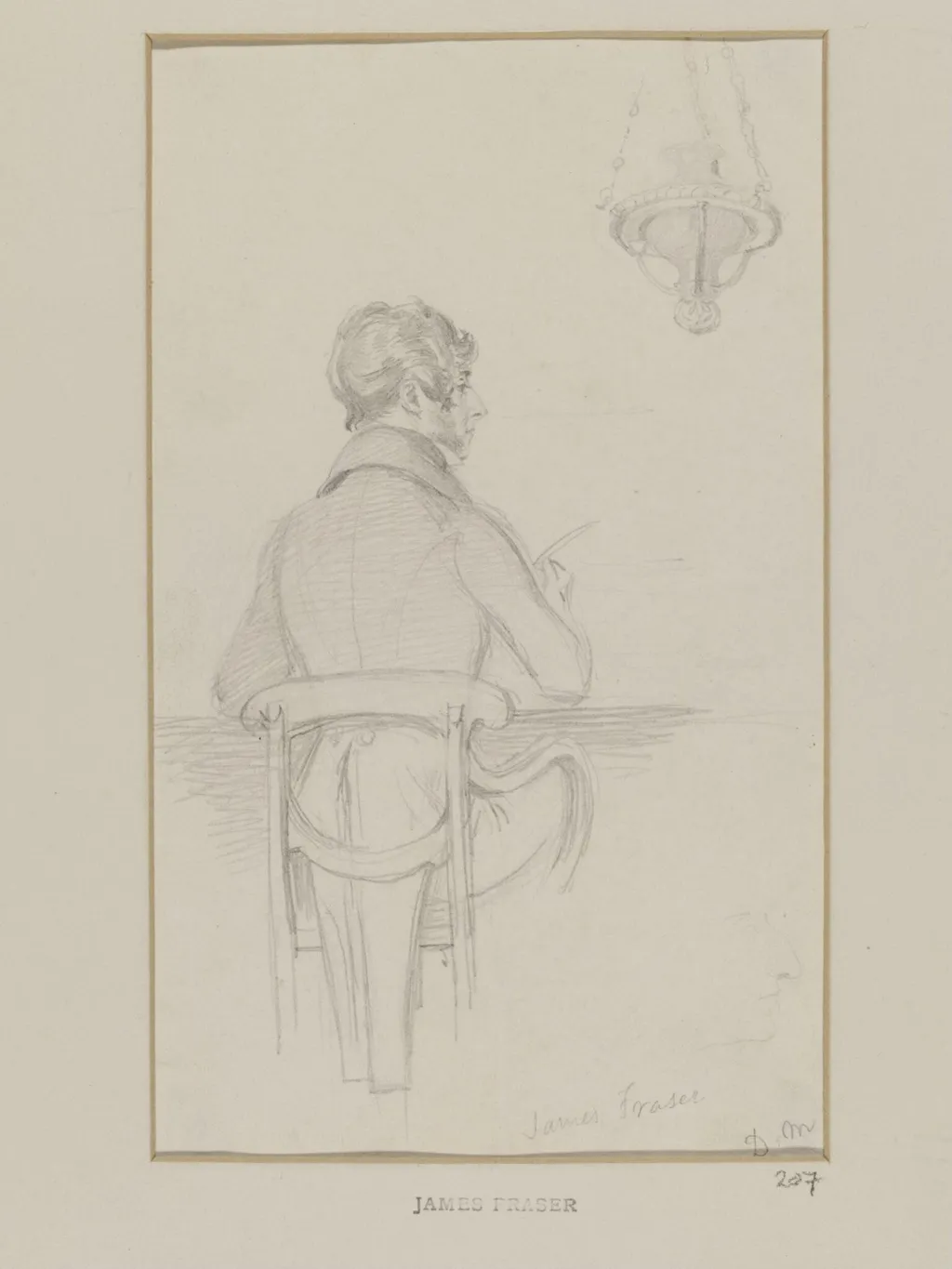 Portrait of James Fraser, by Daniel Maclise, 1825