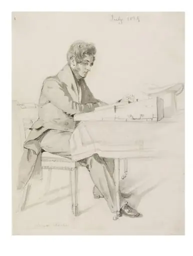 Portrait of James Roche, by Daniel Maclise