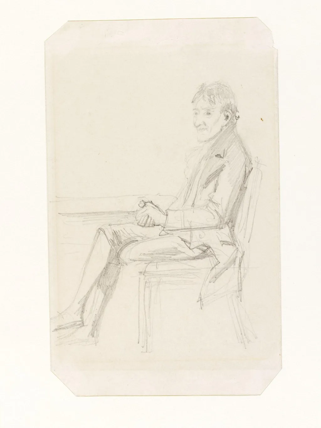 Portrait of John Soane, by Daniel Maclise, 1835