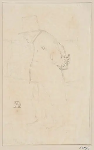 William Godwin, novelist and historian, by Daniel Maclise