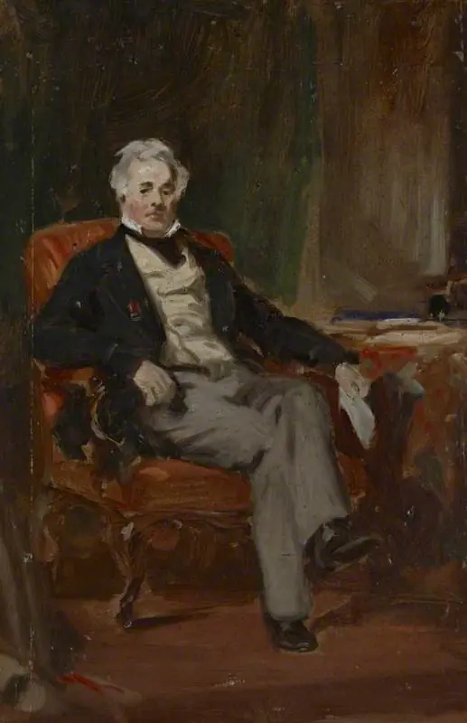 A Portrait Study of a Gentleman Seated in an Interior, by Daniel Macnee