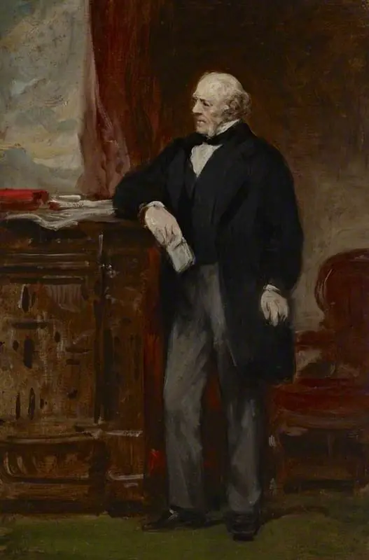 A Portrait Study of a Gentleman Standing in an Interior, by Daniel Macnee