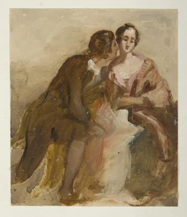 Burns and his Highland Mary, by Daniel Macnee