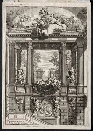 Staircase at the Palace of Voorst in Holland, by Daniel Marot