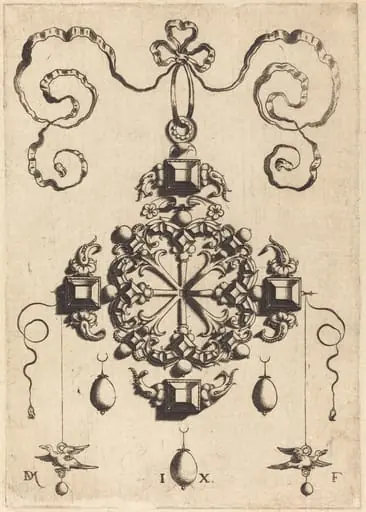 Large Pendant in the Form of a Wheel, by Daniel Mignot