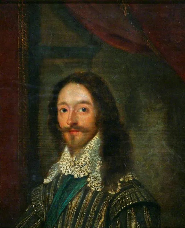 Charles I (1600–1649), by Daniël Mijtens, oil, 1628