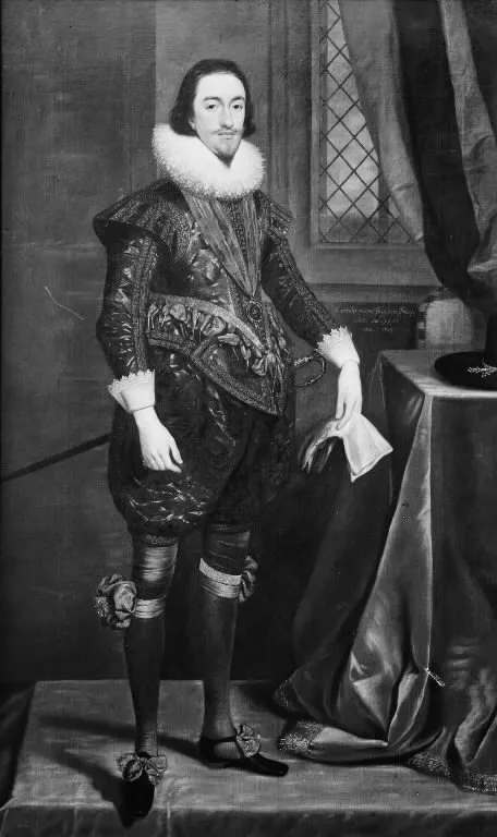 Charles I of England (1600–1649) as Prince of Wales, by Daniël Mijtens, oil, 1624