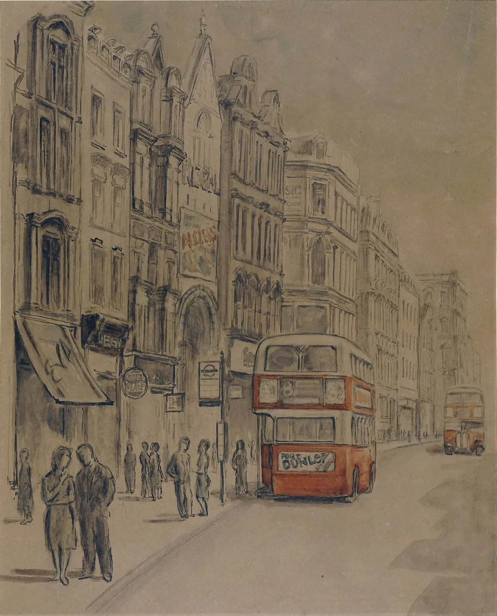 London Street, by Daniel Moiseiwitsch, 1940