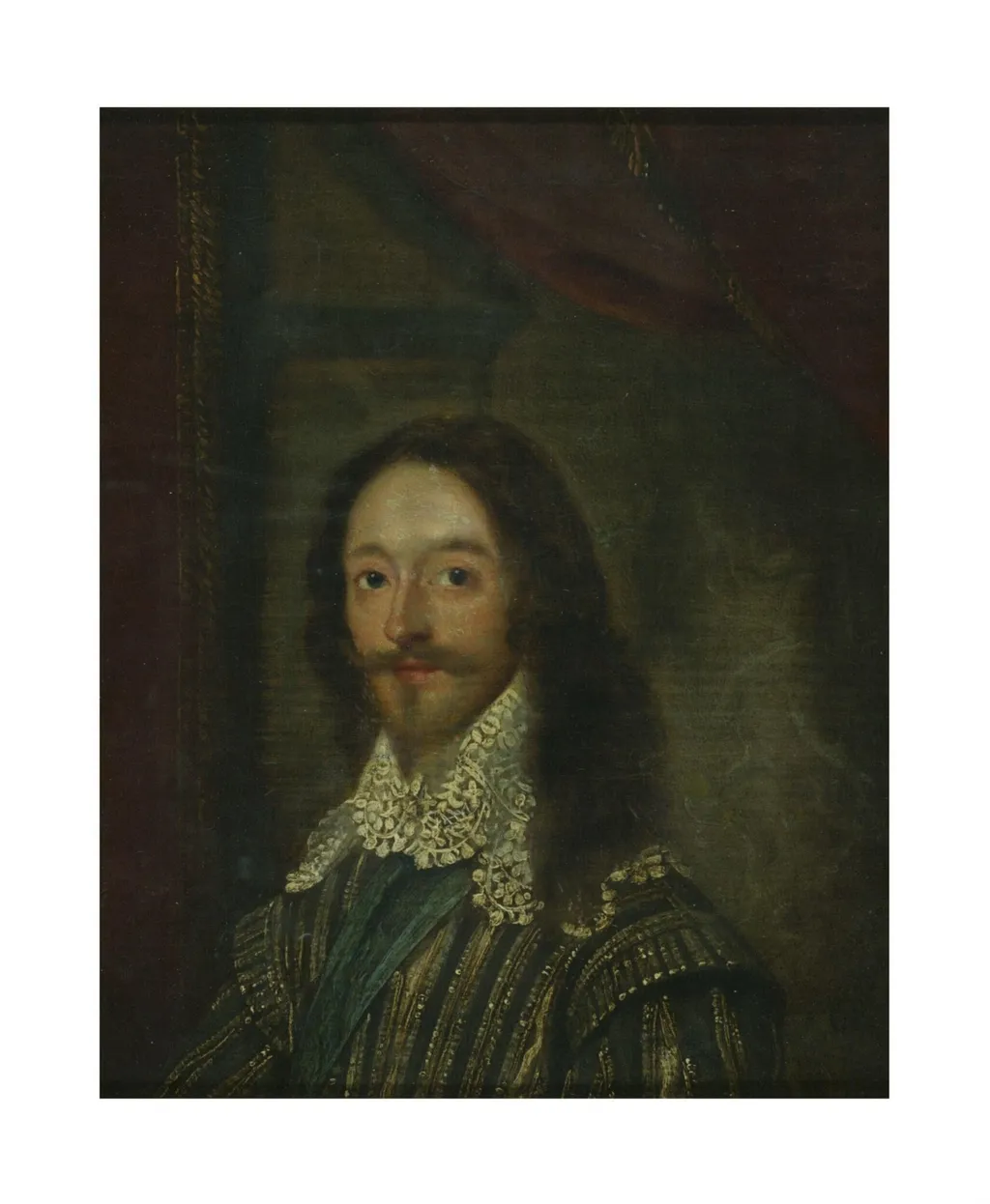 Charles I, by Daniel Mytens, oil, 1650
