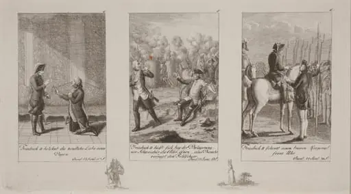 Anecdotes of King Frederik II, by Daniel Nikolaus Chodowiecki