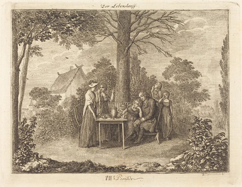 Death, by Daniel Nikolaus Chodowiecki, ink, 1793