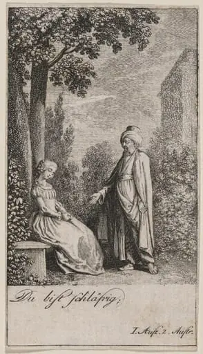 Du bist schläfrig (Thou art inclined to sleep), by Daniel Nikolaus Chodowiecki
