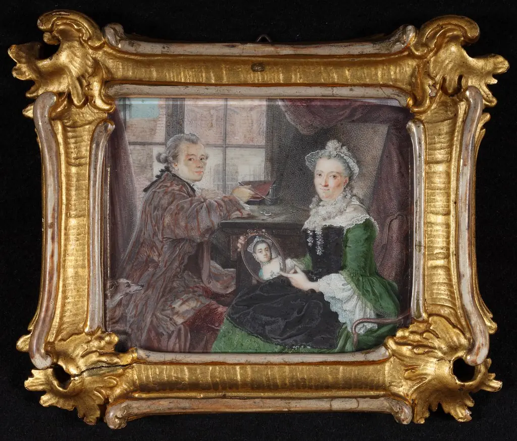 Self-Portrait with his Wife, by Daniel Nikolaus Chodowiecki