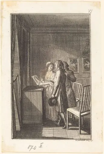 The Voyage to Paris, by Daniel Nikolaus Chodowiecki