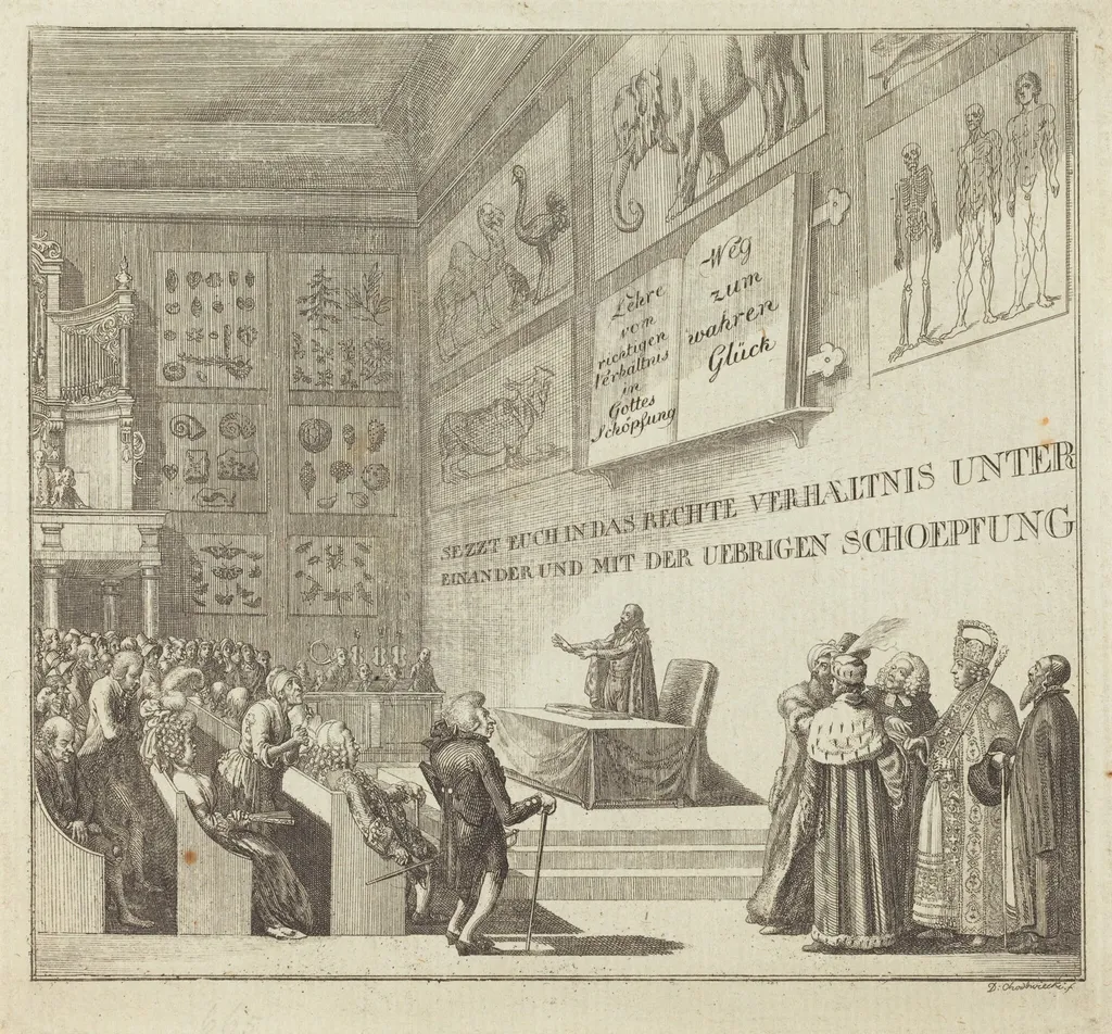 What is the Way to be Happy?, by Daniel Nikolaus Chodowiecki, ink, 1791