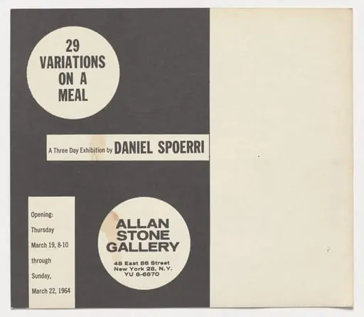Untitled, by Daniel Spoerri