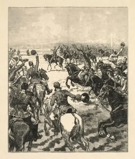 Napoleanic Battle Scene, by Daniel Urrabieta Vierge