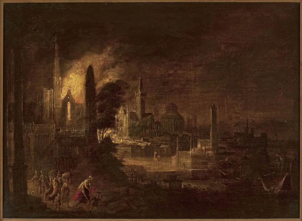 Fire of Troy, by Daniel van Heil