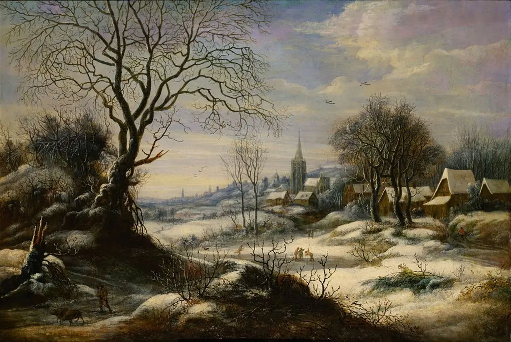 Winter Landscape, by Daniel van Heil