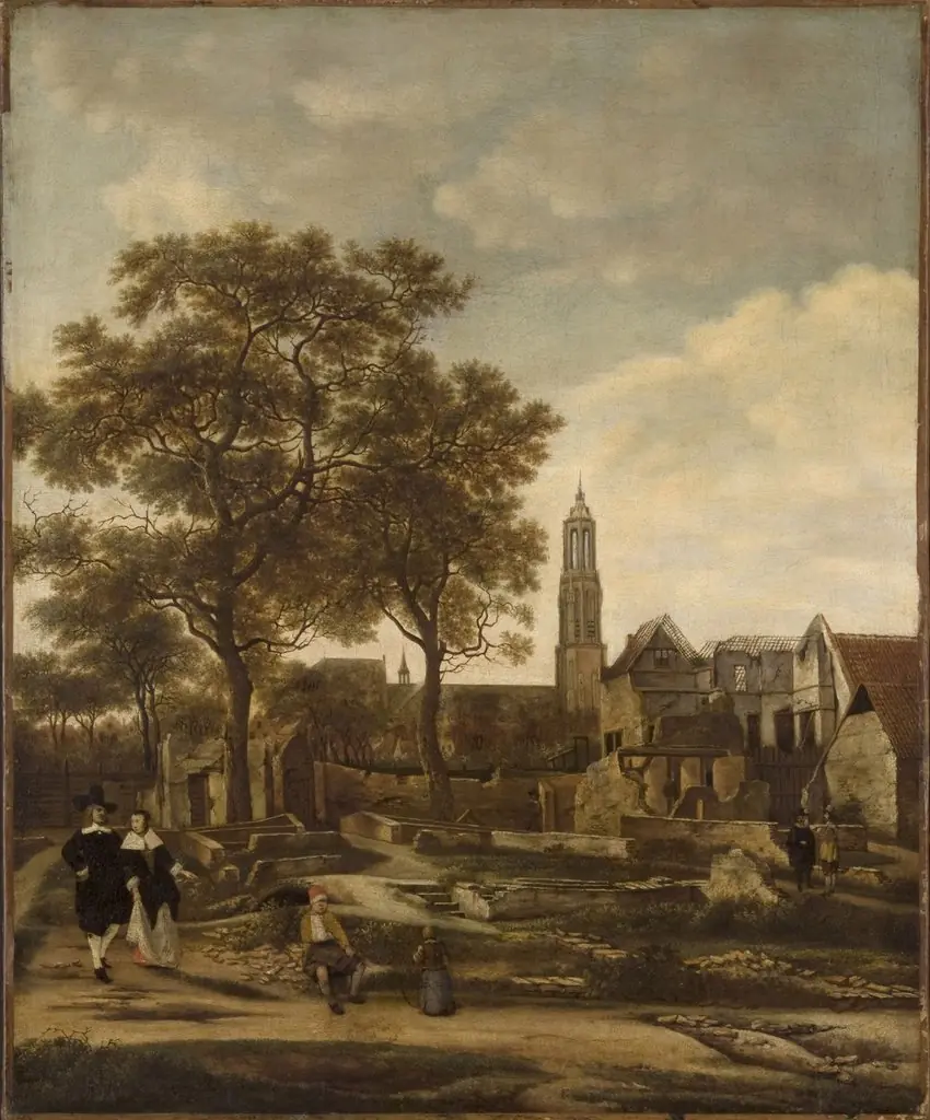 View of Delft after the Explosion of 1654, by Daniel Vosmaer