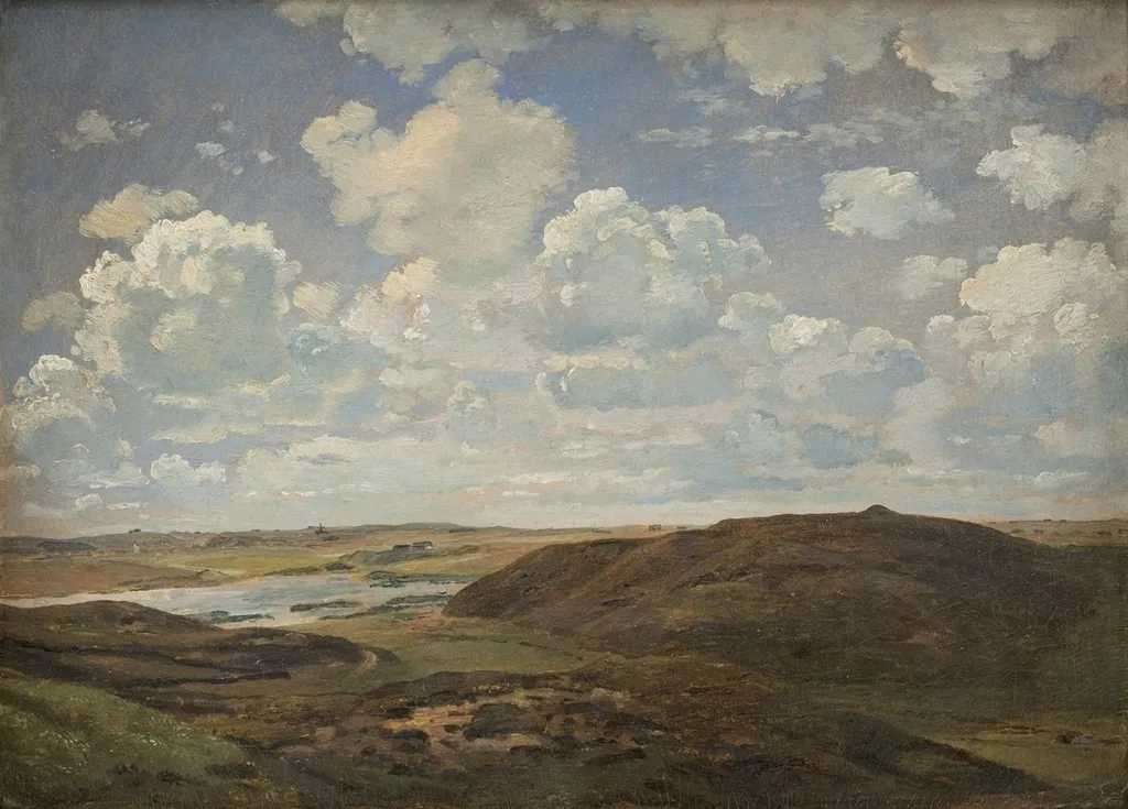A Landscape, Tørring, Jutland, by Dankvart Dreyer, unspecified, 1843