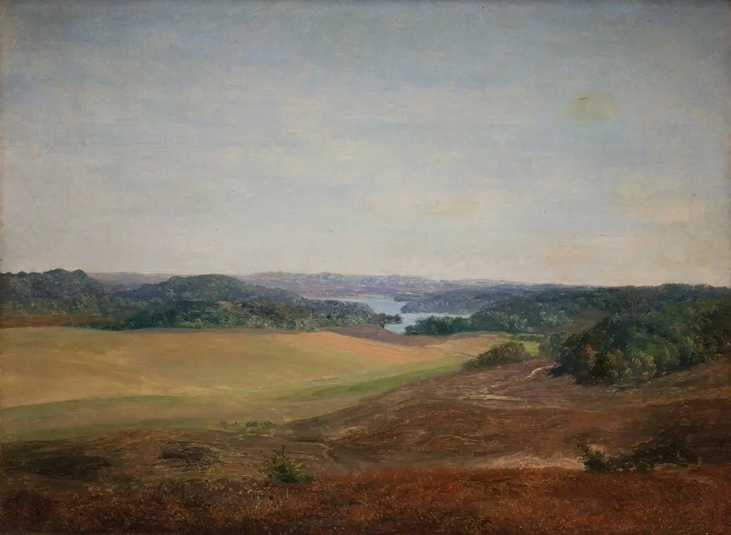 Landscape near Silkeborg, Jutland, by Dankvart Dreyer
