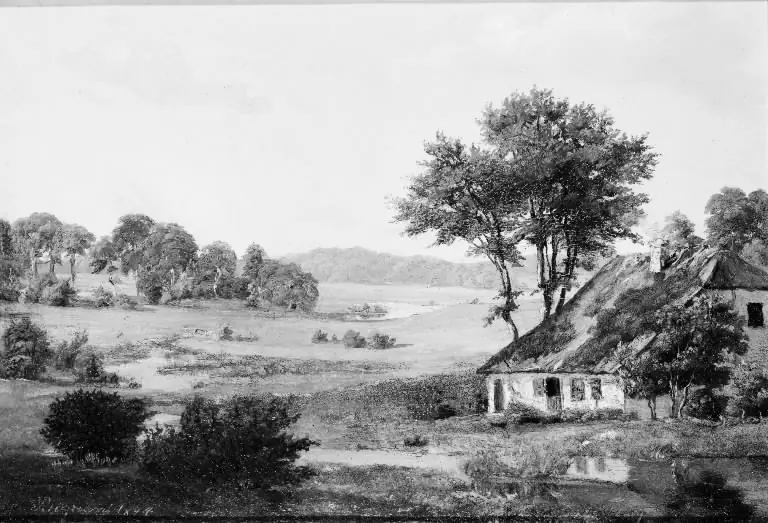 Landskab ved Rugaard, by Dankvart Dreyer