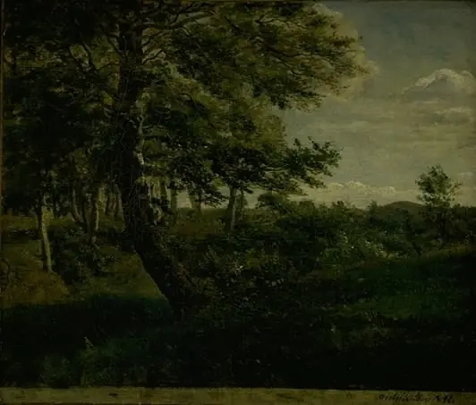 Ørsbjerg Forest at Aarup, Funen, by Dankvart Dreyer