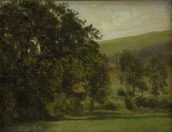 Trees at Vissenbjerg, Funen, by Dankvart Dreyer, unspecified, 1846