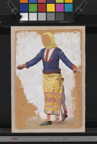 Dansende kvinde. Megara