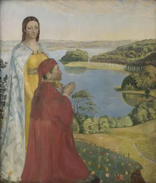 Dante and Beatrice in Paradise
