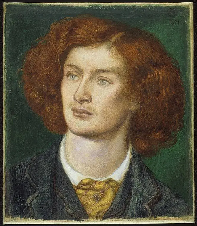 Algernon Charles Swinburne, by Dante Gabriel Rossetti