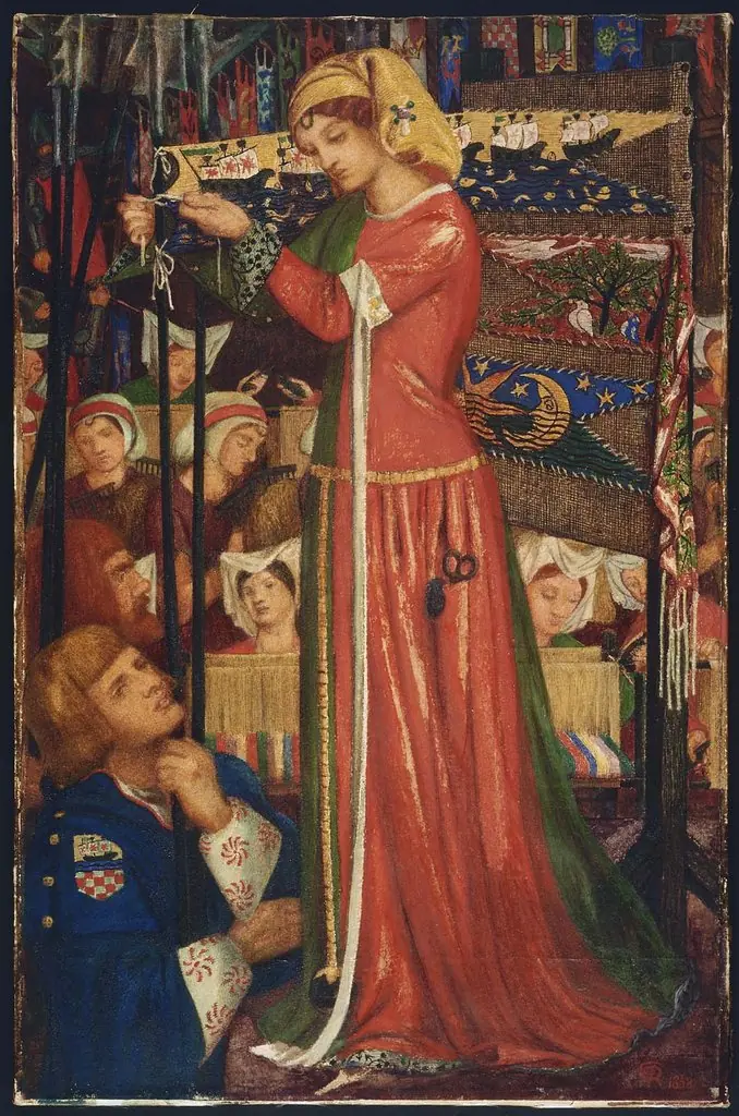 Before the Battle, by Dante Gabriel Rossetti