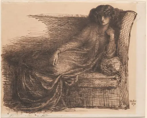 Jane Morris, by Dante Gabriel Rossetti