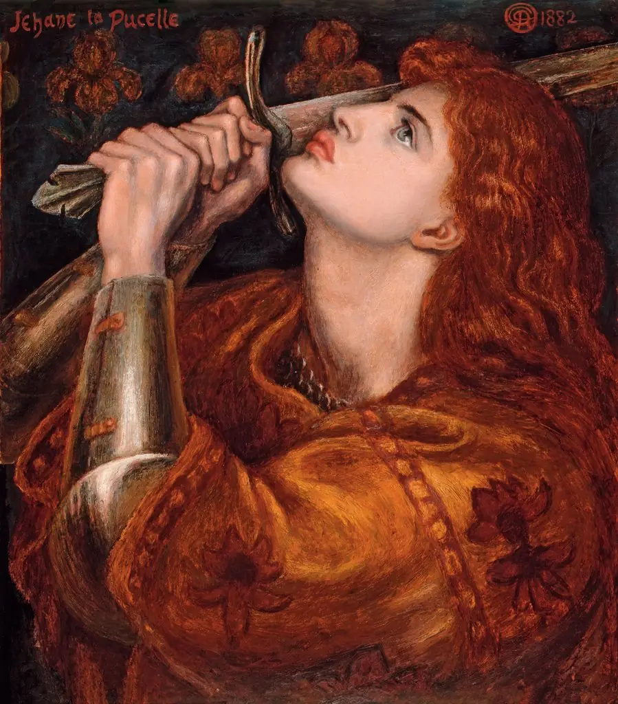 Joan of Arc, by Dante Gabriel Rossetti