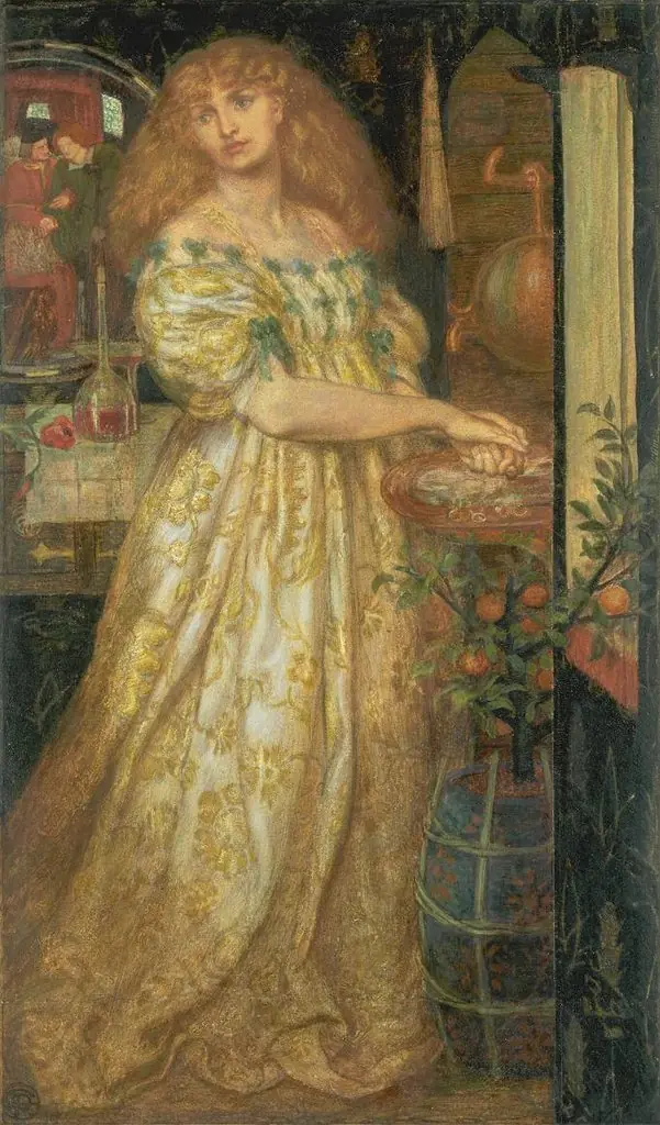 Lucrezia Borgia, by Dante Gabriel Rossetti