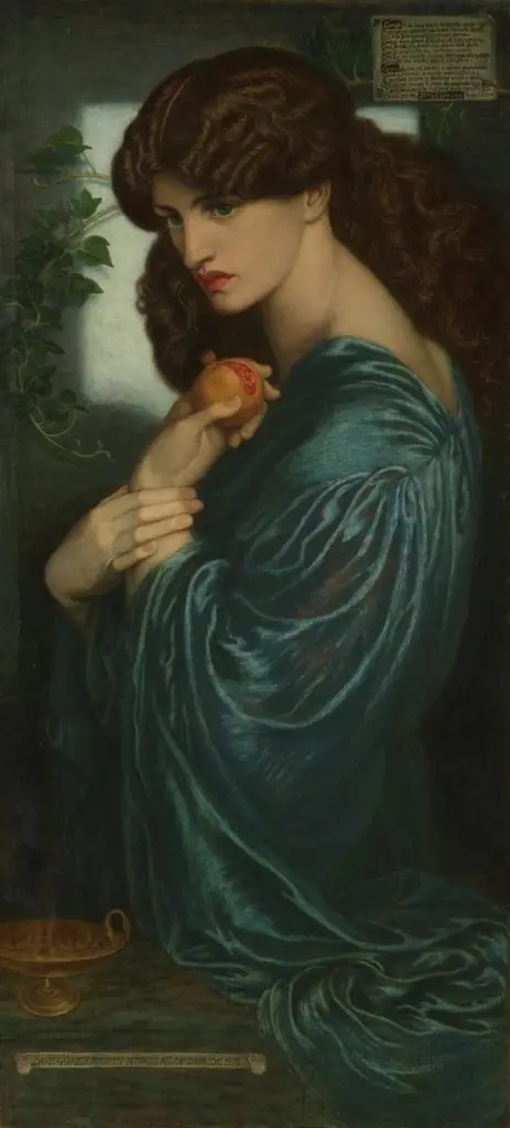 Proserpine, by Dante Gabriel Rossetti, 1874