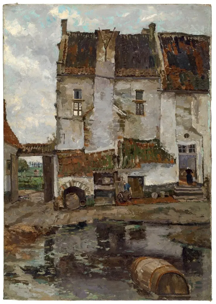 Outskirts of Brussels, by Darío de Regoyos