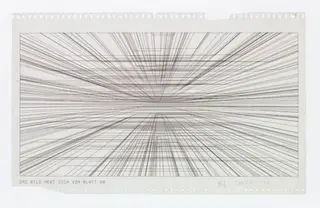 Das Bild Hebt Sich Vom Blatt AB [The picture stands out against the sheet]