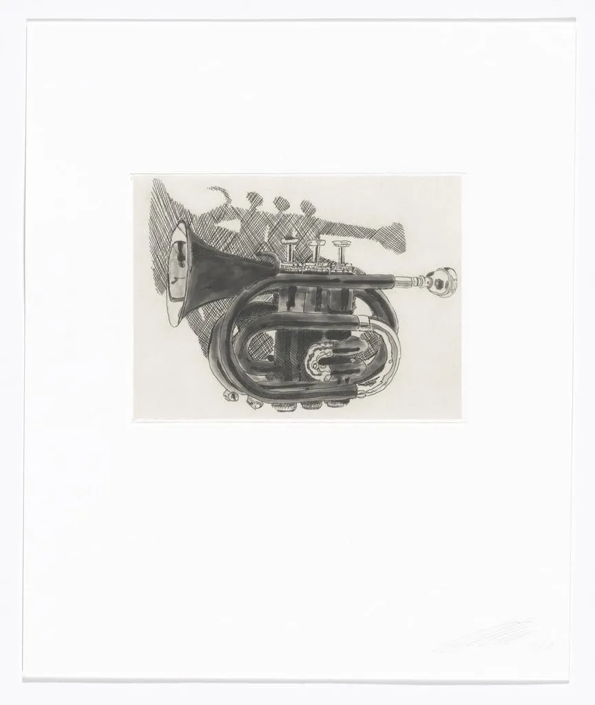 Untitled, by Dave Muller, ink, 2012